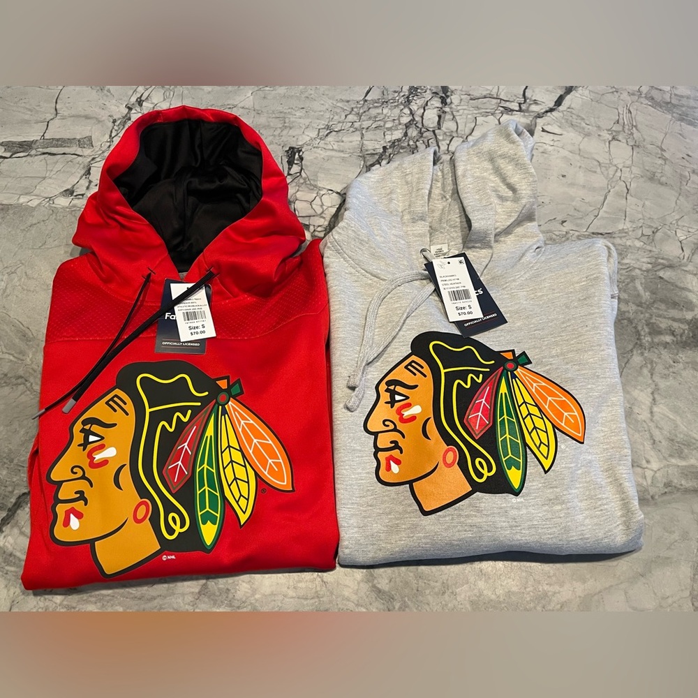 NWT! BUNDLE! NHL Chicago Blackhawks Pullover Hoodies (2)!